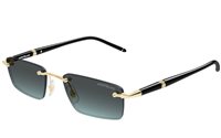 Lunettes de soleil Montblanc Homme MB0484S004-GOLD-BLACK-GREY54